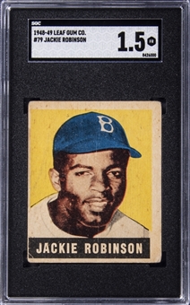1948 Leaf #79 Jackie Robinson Rookie Card – SGC FR 1.5